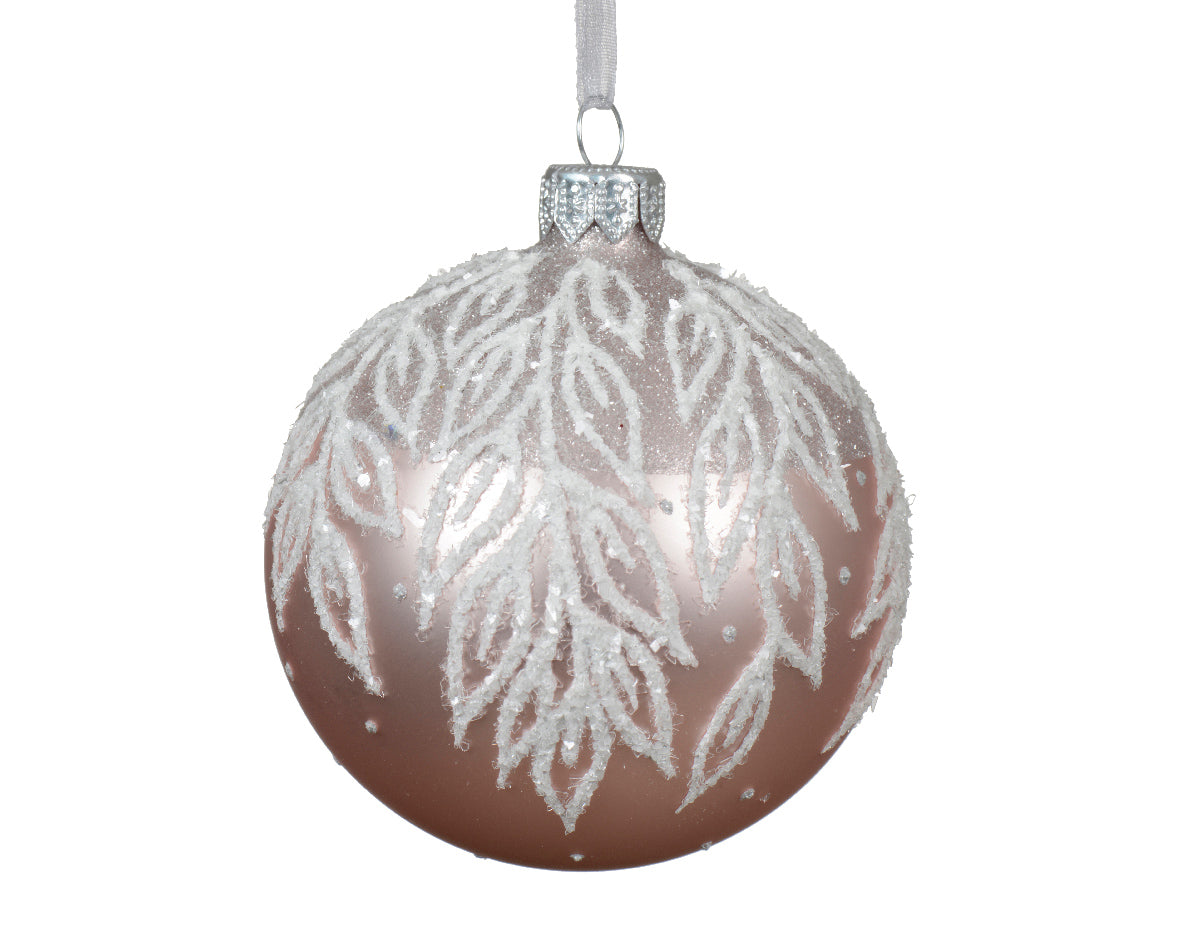 branches en verre mat