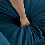 Ensemble de canapés d'angle en chenille 2 pièces pour salon