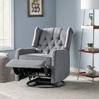 Fauteuil inclinable manuel Roomfitters Classic Design avec rotation à 360°, fauteuil de détente pour le salon