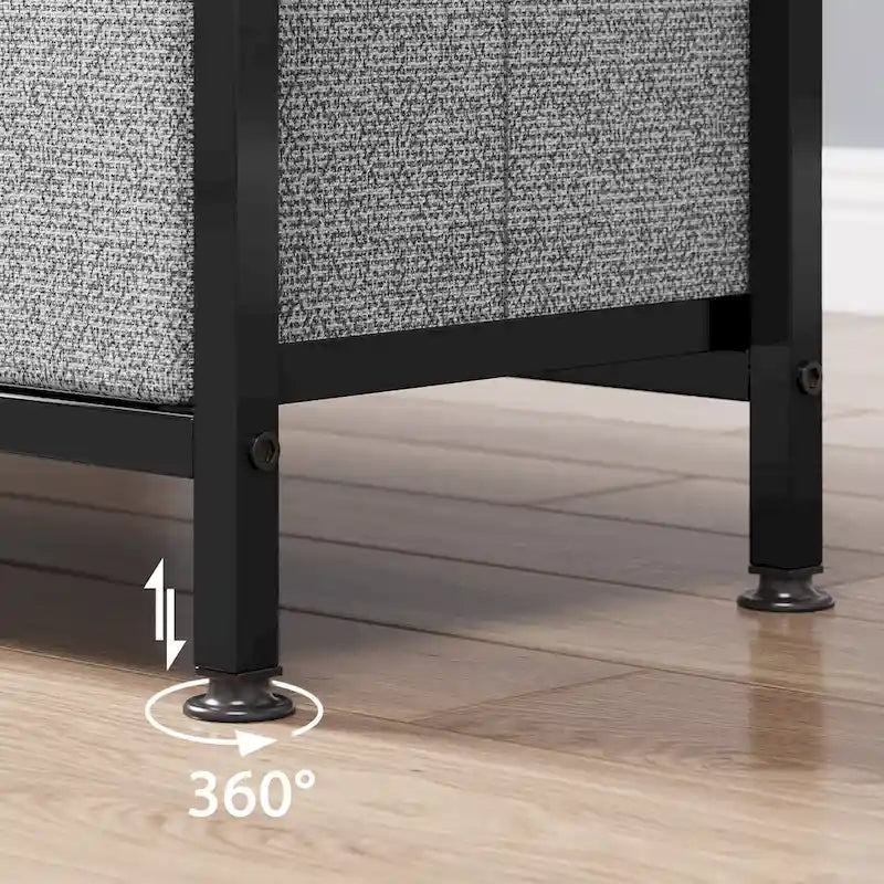 Meuble TV et commode multifonctionnels pour chambre à coucher avec 2 tiroirs - 42 pouces