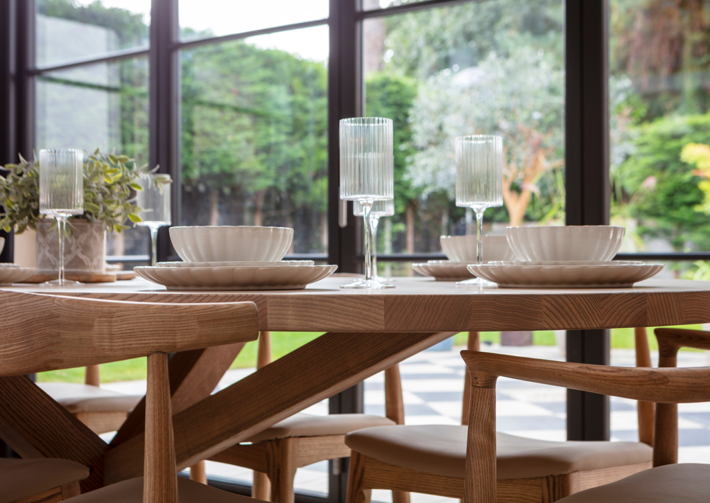Table de salle à manger ovale Horsen