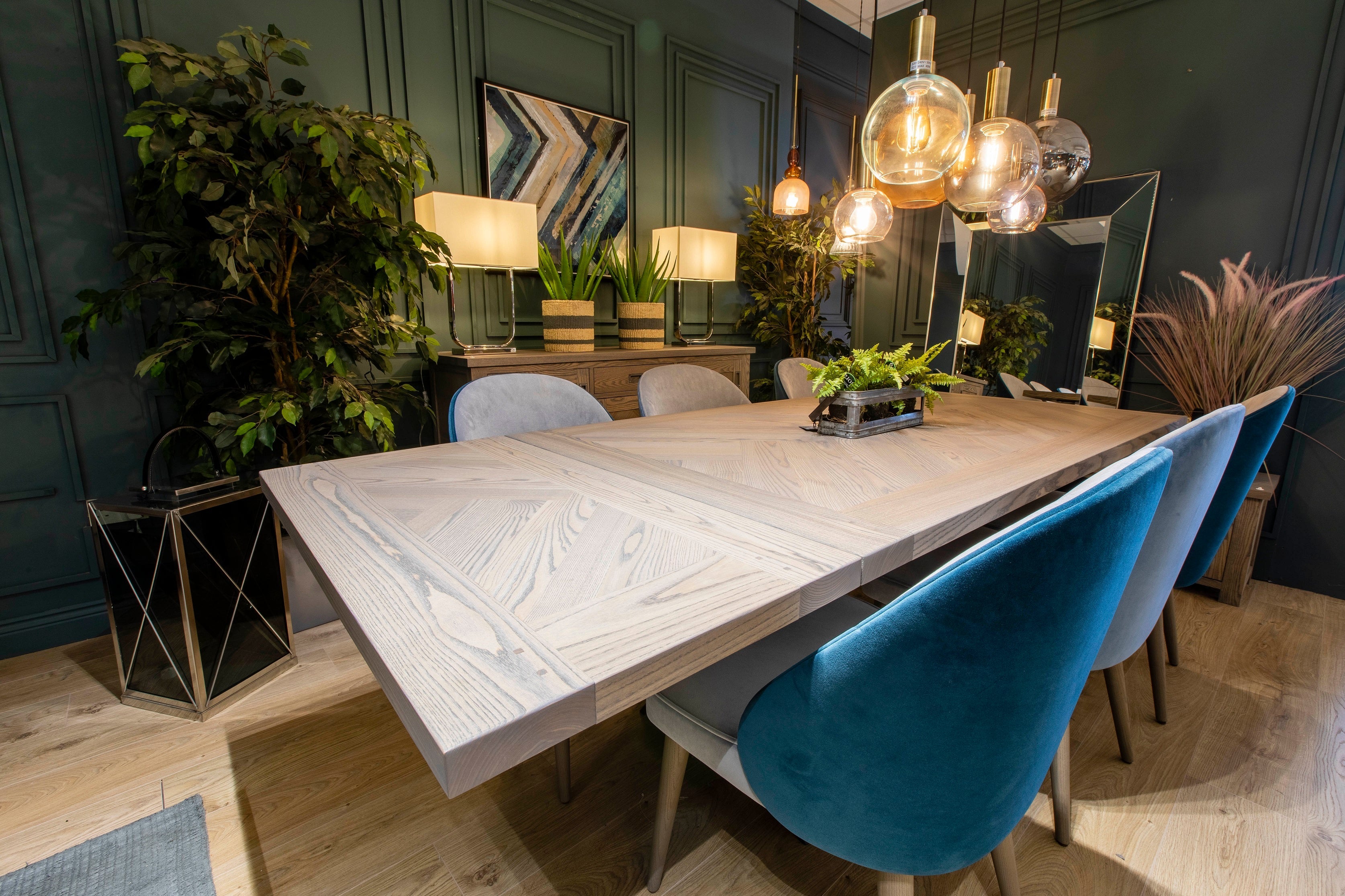 Table à manger Horsen Chevron