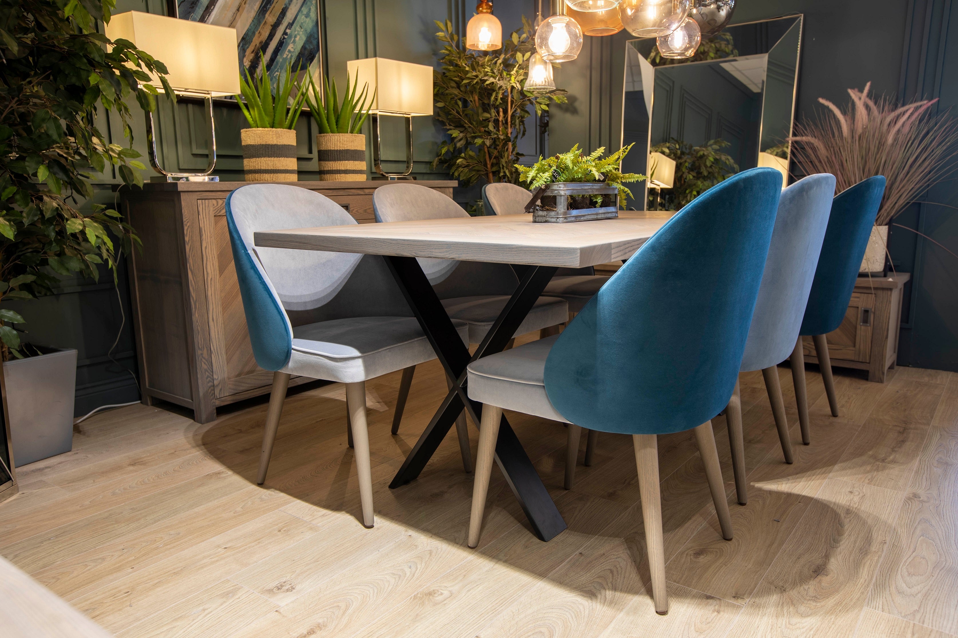 Table à manger Horsen Chevron