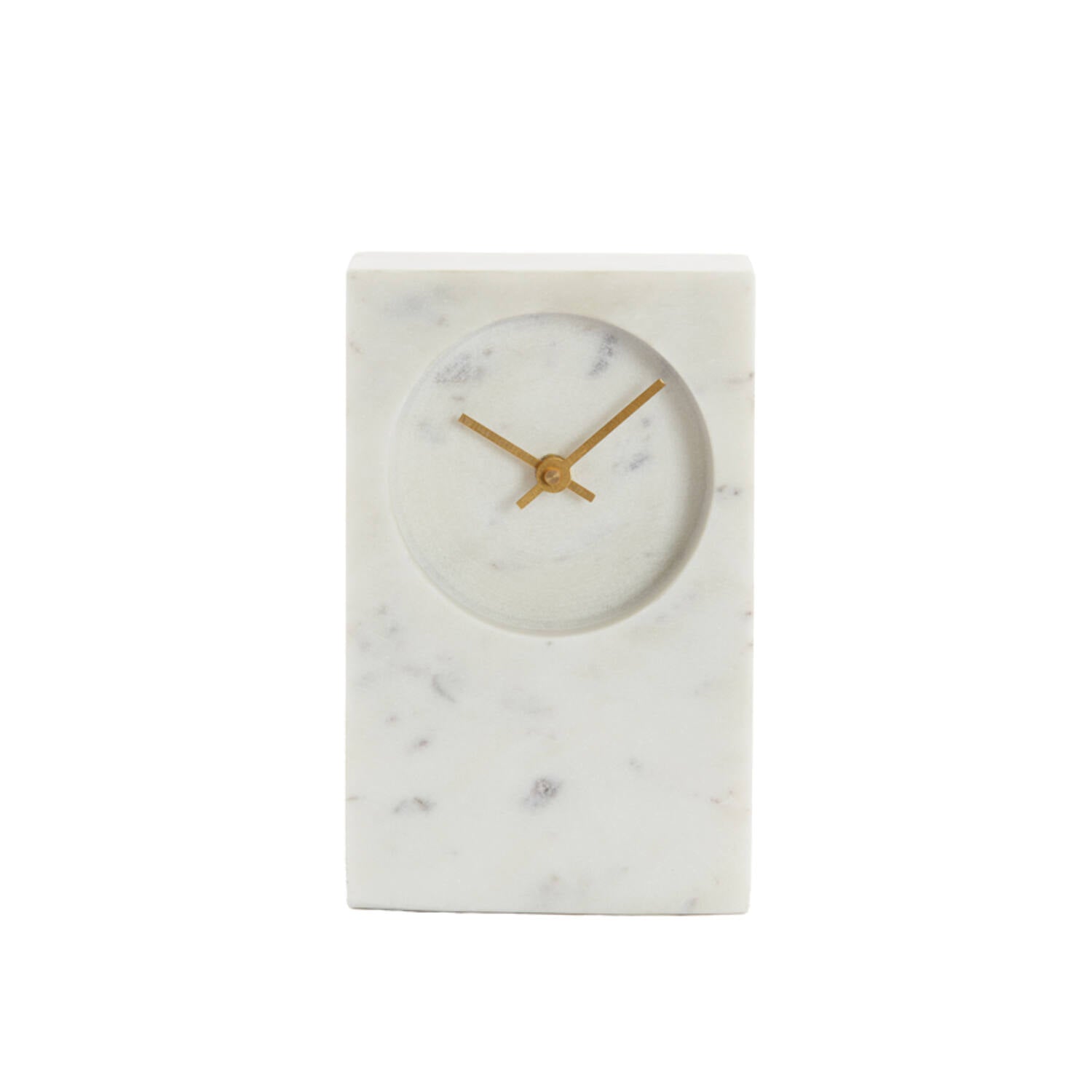 Horloge en marbre blanc Destina