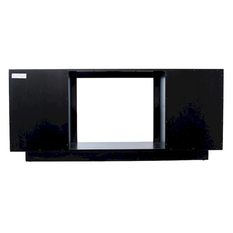 Meuble TV avec cheminée électrique à couleurs changeantes SEI Furniture Delauro et rangement