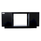 Meuble TV avec cheminée électrique à couleurs changeantes SEI Furniture Delauro et rangement