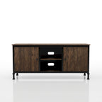 Meuble TV multifonctionnel en chêne rustique Dele de 60 pouces par Furniture of America