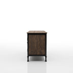 Meuble TV multifonctionnel en chêne rustique Dele de 60 pouces par Furniture of America