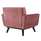 Fauteuil en velours Engage Performance