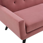Fauteuil en velours Engage Performance
