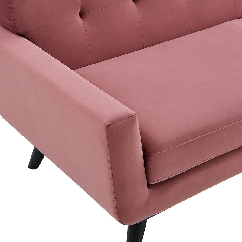 Fauteuil en velours Engage Performance