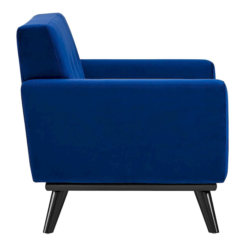 Fauteuil en velours Engage Performance