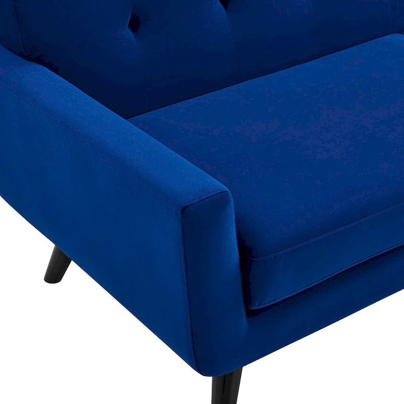 Fauteuil en velours Engage Performance