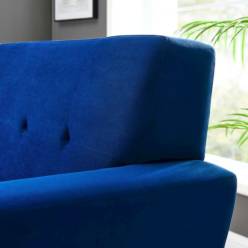 Fauteuil en velours Engage Performance