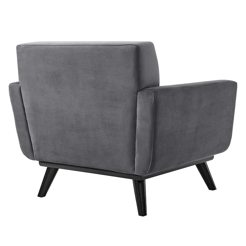Fauteuil en velours Engage Performance