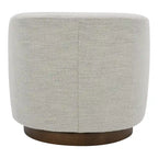 Fauteuil pivotant moderne rembourré Aurelle Home