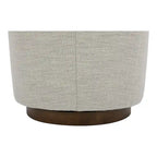 Fauteuil pivotant moderne rembourré Aurelle Home