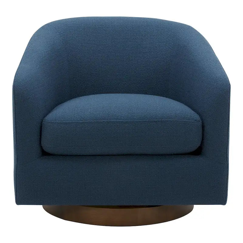 Fauteuil pivotant moderne rembourré Aurelle Home