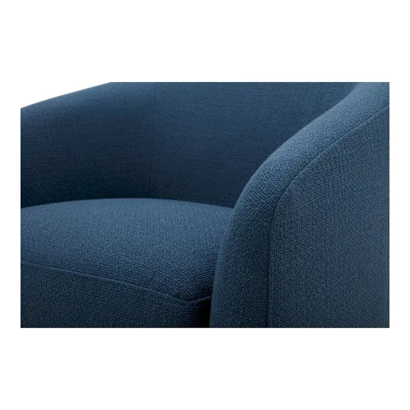 Fauteuil pivotant moderne rembourré Aurelle Home