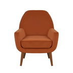 Fauteuil Adrian en velours style Mid-Century par Greyson Living