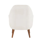 Fauteuil Adrian en velours style Mid-Century par Greyson Living