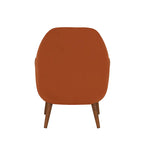 Fauteuil Adrian en velours style Mid-Century par Greyson Living