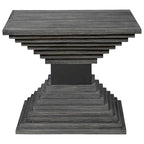 Uttermost Andes Wooden Geometric Accent Table - 22 W X 18 H X 22 D (in)