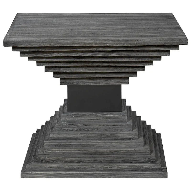 Uttermost Andes Wooden Geometric Accent Table - 22 W X 18 H X 22 D (in)