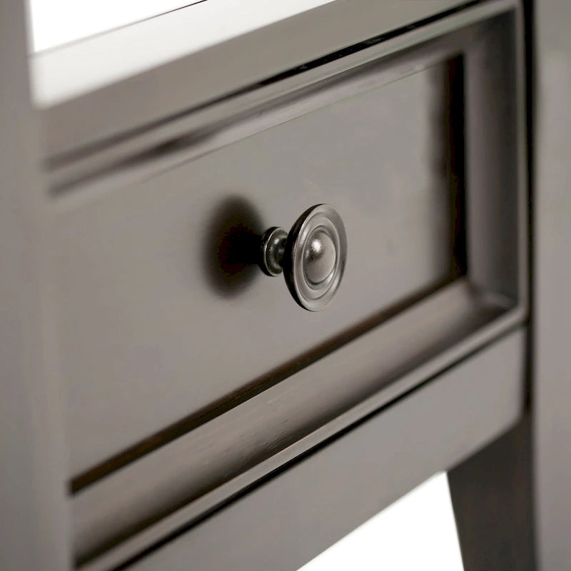 Table d'appoint carrée WYNDENHALL Halifax en bois massif, 48 cm de large