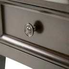 Table d'appoint carrée WYNDENHALL Halifax en bois massif, 48 cm de large