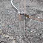 Table basse ronde en verre Elowen de Christopher Knight Home - 90 cm (L) x 90 cm (l) x 46 cm (H)