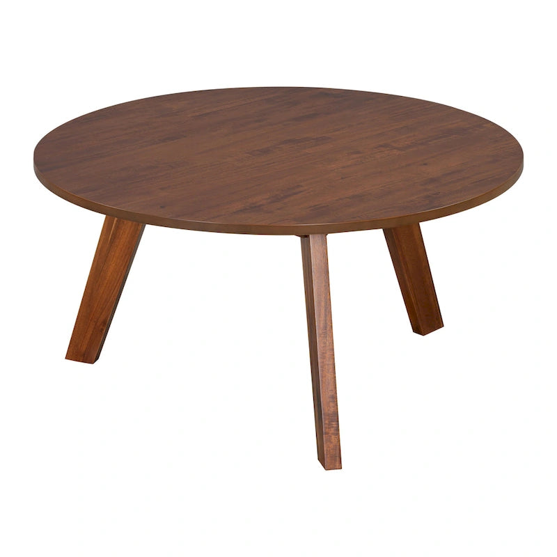Table basse ronde Canton en bois d'acacia par Christopher Knight Home