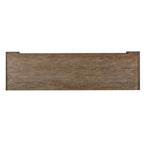 Commode à 7 tiroirs Gray Barn Abbey Park, couleur marron vieilli et blanc antique