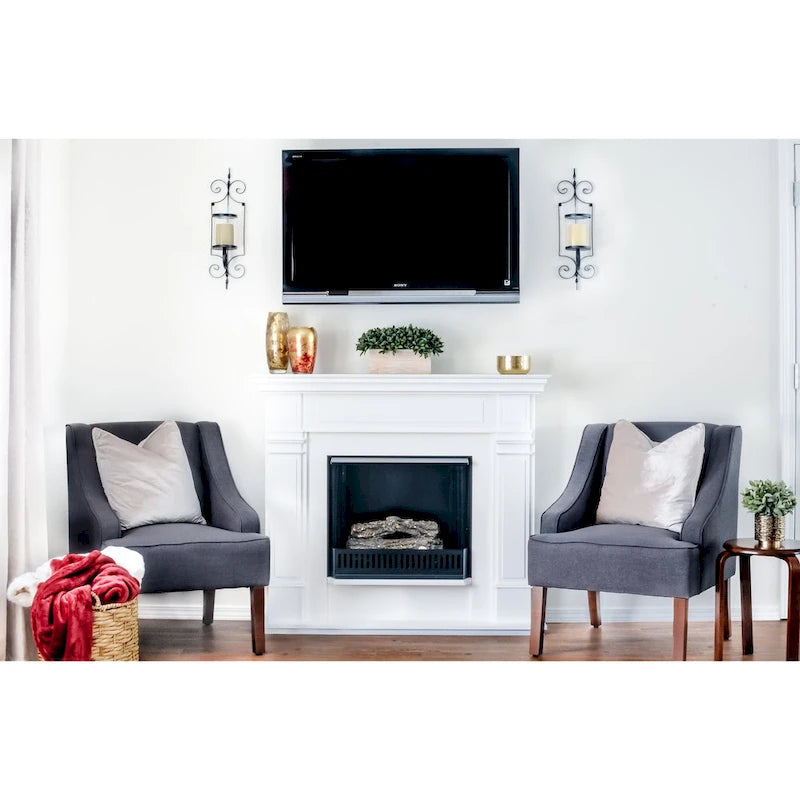 Fauteuil d'appoint en velours Lyric de Porch &amp; Den