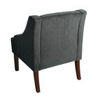 Fauteuil d'appoint en velours Lyric de Porch &amp; Den