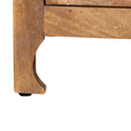 Meuble TV d'appoint Marisol Weathered Honey 74 pouces à 4 portes