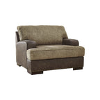Fauteuil et demi couleur chocolat, Signature Design by Ashley Alesbury - 49 cm (L) x 44 cm (P) x 40 cm (H)