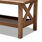 Table basse Copper Grove Ruanbay en noyer brun