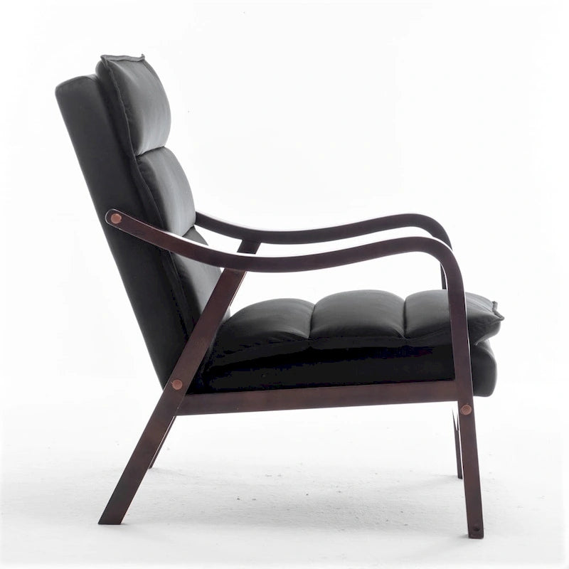 Fauteuil Clovis 24,8 pouces de large, style moderne du milieu du siècle, en velours