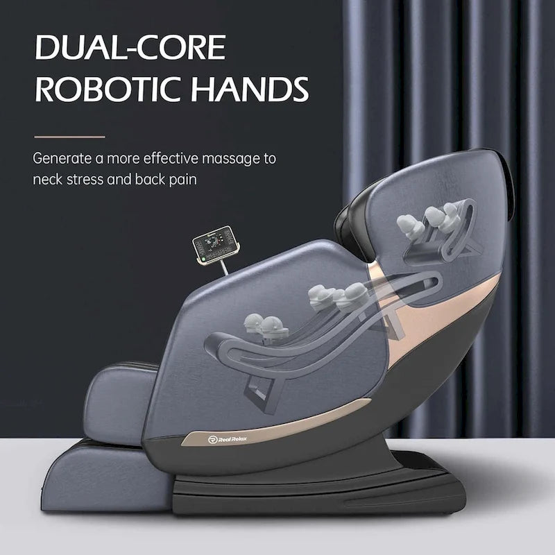 Fauteuil de massage Ukuowu Faovr 04 ADV avec position zéro gravité intégrale, système de massage Dual-Core S Track et commande par application.