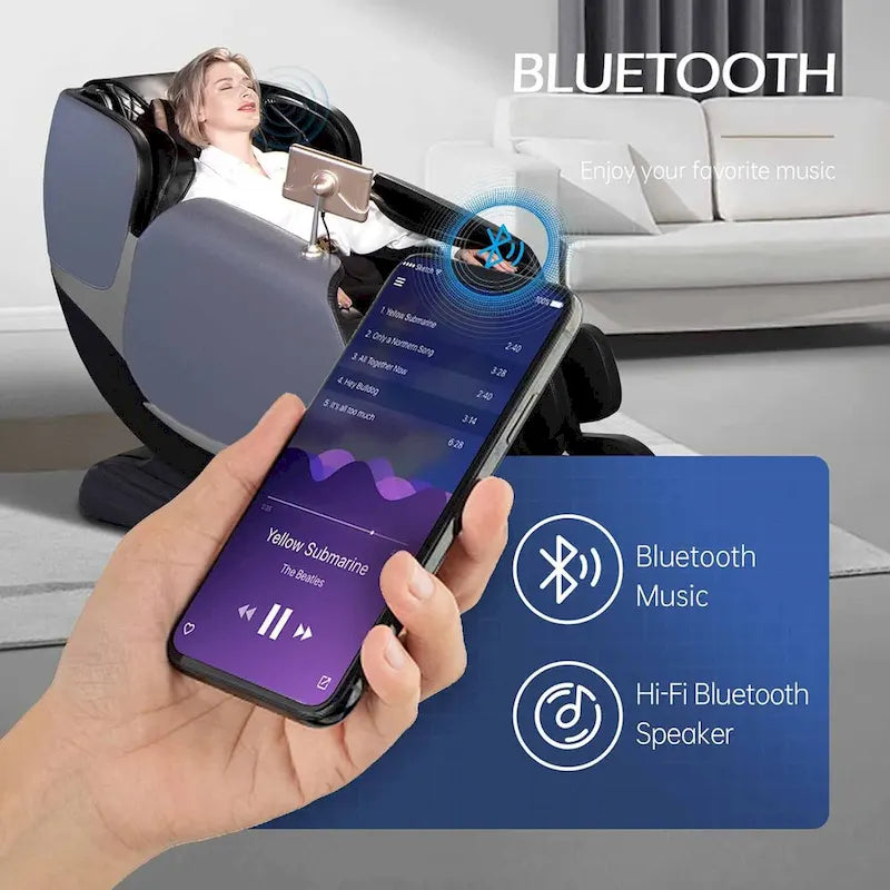 Fauteuil de massage Ukuowu Faovr 04 ADV avec position zéro gravité intégrale, système de massage Dual-Core S Track et commande par application.