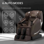 Fauteuil de massage Ukuowu Faovr 04 ADV avec position zéro gravité intégrale, système de massage Dual-Core S Track et commande par application.