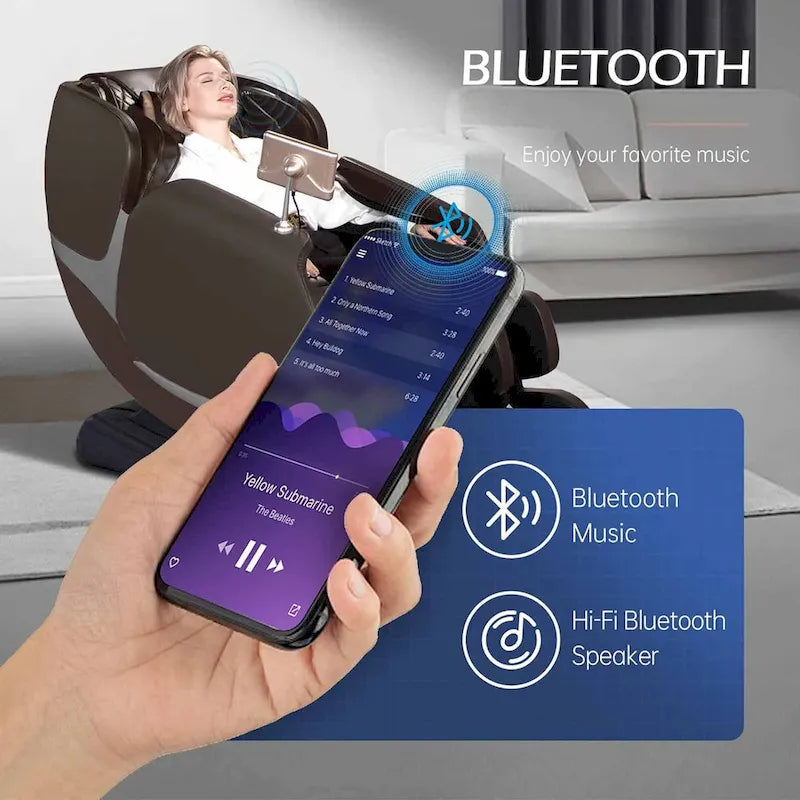 Fauteuil de massage Ukuowu Faovr 04 ADV avec position zéro gravité intégrale, système de massage Dual-Core S Track et commande par application.