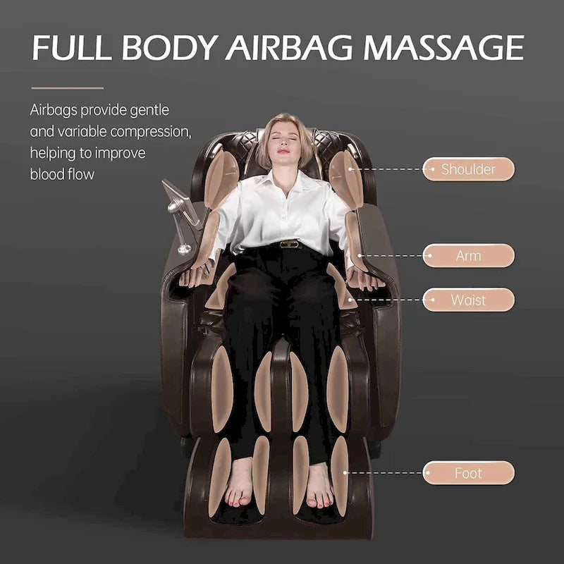 Fauteuil de massage Ukuowu Faovr 04 ADV avec position zéro gravité intégrale, système de massage Dual-Core S Track et commande par application.