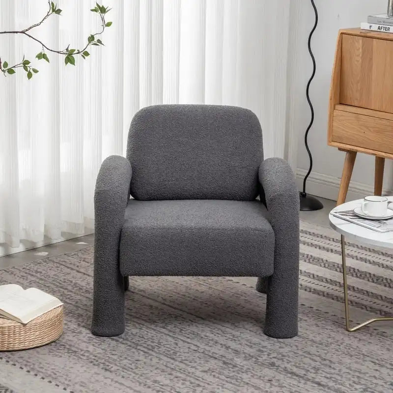 SEYNAR Fauteuil d'appoint rembourré au design moderne et unique pour salon