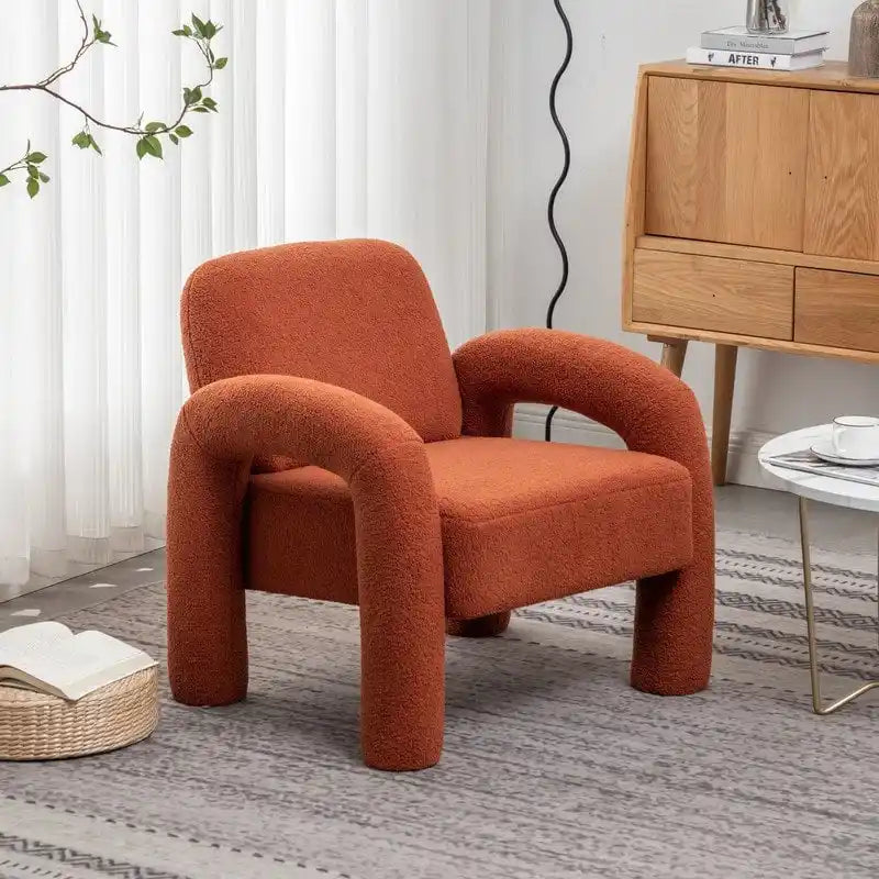 SEYNAR Fauteuil d'appoint rembourré au design moderne et unique pour salon