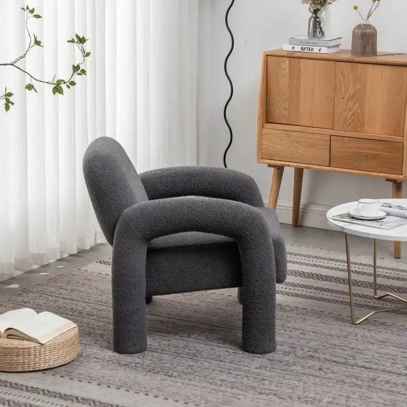 SEYNAR Fauteuil d'appoint rembourré au design moderne et unique pour salon