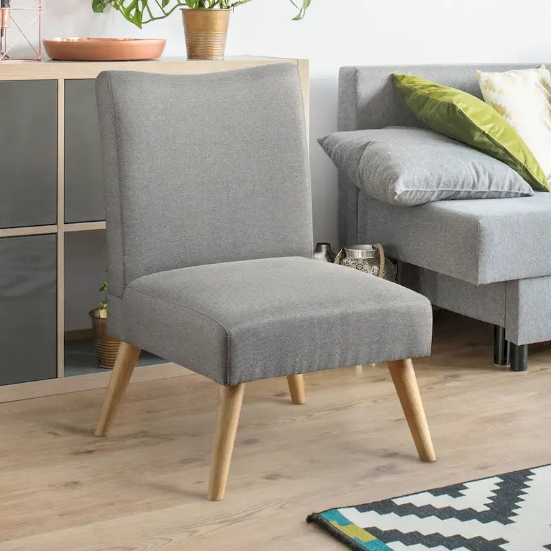 Pind Mid-Century Modern Fabric Padded Accent Chair by Furniture of America