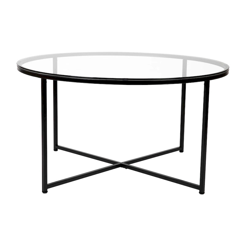 Tables gigognes Sonoma en chêne massif avec piètement en porte-à-faux en métal