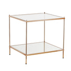 Table d'appoint en verre SEI Furniture Grant Glam